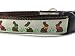 Easter Dog Collar, Caninedesign, Bunny, 1 inch Wide, Adjustable, Nylon, Medium and Large (Chocolate Bunnies, Large 15-22")