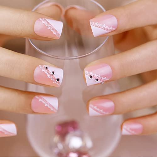 1440 Pezzi French Adesivi per Manicure, VEGCOO 30