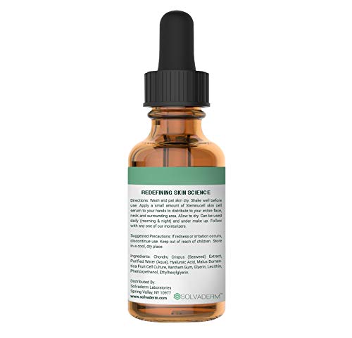 Solvaderm Stemnucell Stem Cell Dermal Regeneration Serum Reduces The Severity Of Fine Lines And Wrinkles And Slows The Skin Aging Process #TOP4