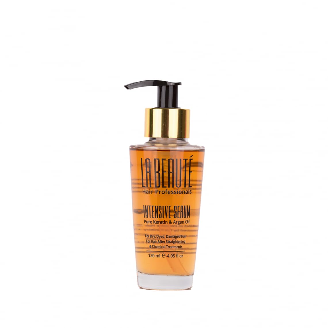 La Beauté Siero Intensivo, 120 ml, Brillanza Specchio, Protezione Termica, con Cheratina Idrolalizzata e Olio di Argan