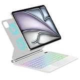 【2025年最新型】マジックキーボード iPad Air 11インチ (2024 M2 2025 M3) iPad Air 6 キーボード i-Pad A-ir 第5/4世代 キーボードケース マルチタッチジェスチャー対応 バックライト付き 磁気吸着 i-Pad Pro 11インチキーボ ード 第4/3/2/1世代適用 ブラック ホワイト