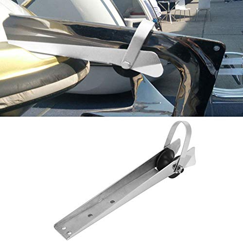 Boat Anchor Roller Gorgeri Anchor Bracket Marine Grade 316 Stainless Steel Boat Bow Anchor Roller Bracket For Yacht Lift Roller Electro Polished Stainless Steel Anchor Roller #TOP5