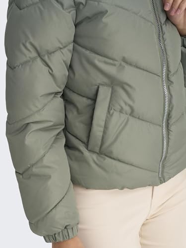 Image of ONLY Women's A-Line Coat (15305656- Seagrass