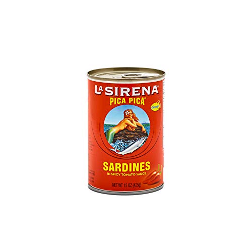 La Sirena Sardines Pica in Spicy Tomato Sauce, 15 Ounce (Pack of 24)