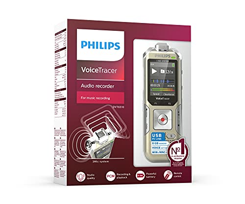 Philips DVT6510 Digitaal dicteerapparaat, audiorecorder geoptimaliseerd voor de opname van muziek - Image 7