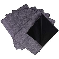 Swanaryo Large Graphite Transfer Paper - 20 x 47 Inch, 10 Sheets | Black Carbon Paper for Tracing on Wood, Paper, Canvas, and Other Art Craft Surfaces