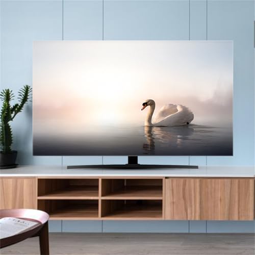 Copertura TV Antipolvere Motivo Oca Copri Televisore Cover TV TV Protezione TV Universale Elastica Custodia Protettiva TV 40-43inch Acqua di lago