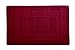 Produktbild HomeLife Badezimmerteppich, rechteckig, aus Baumwolle, Duschvorleger aus Frottee, hochwertig, hergestellt in Italien, maschinenwaschbar, klassischer und eleganter Stil, bunt 60X90 bordeaux