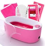 Bagno di paraffina Boston Tech® per mani e piedi con display digitale. allevia dolori muscolari e osteoartrite. Capacità XL 5L. Idrata e rivitalizza la pelle.Includi 900 g di paraffina e accessori.