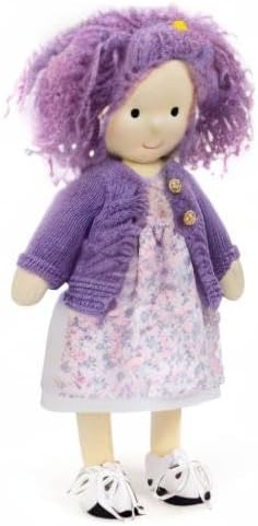 【入荷極小！新作】BlissfulPixie ウォルドルフ人形 Waldorf Doll 手作り人形 - Fruzie 30cm 柔らかい 女の子 か