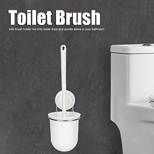 Migong Toilet Brush Set, Bathroom Cleaning Kit Suction Cup Cleaning Brush, Plastic Toilet Brush And Holder Wall Mounted Toilet Bowl Brush Set, Suitable For Bathrooms And Toilets #TOP1