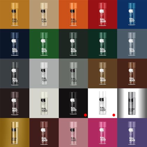 Image of Cosmos LAC Acrylic Paint Spray Can for DIY Projects Spray Paint, 400 ml (RAL 3009 Oxide Red)
