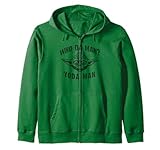 Star Wars Classic Who Da Man? Yoda Man Yoda Face Outline Zip Hoodie