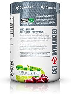 Dymatize Nutrition BCAA Complex 5050 Supplement Blends, Cherry Limeade, 33 Count