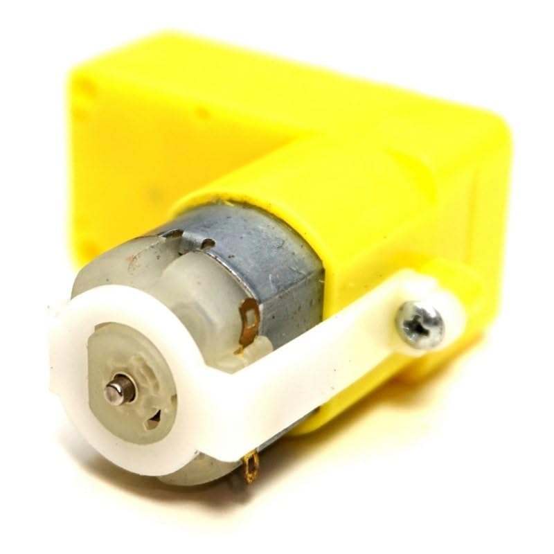 (2 pc) Pro3D 200RPM DC 3-12V L-Shape BO Gear Motor One Side Shaft for Programming Board Smart Car 1
