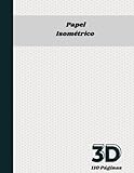  Papel Isométrico: Libro isométrico A4 para dibujo 3D, Arquitectos, diseñadores, ingenieros, artistas, dibujo de formas 3D- Triángulos equiláteros de 5 mm de lado, doble cara