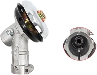 26-28mm ブラシカッターギアヘッド 9歯 アルミニウム合金鋼 交換用 トリマー トリマー 芝刈り機アクセサリー (28チューブ9歯シングルイヤー作業ヘッド)