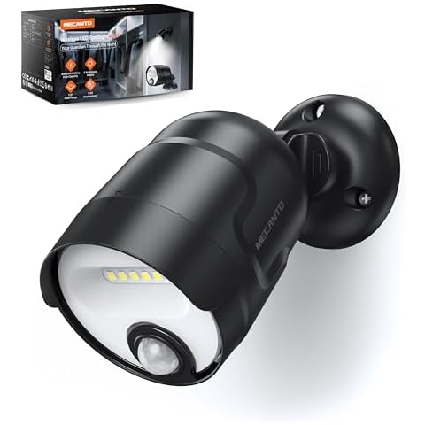 Mecanto 4000mAh Motion Sensor Outdoor Light Cover