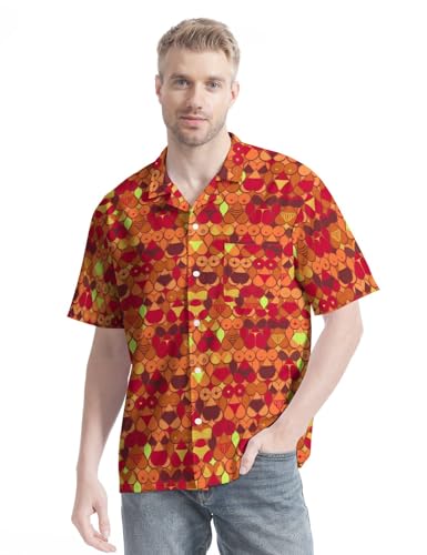 Chemise hawaïenne rétro pour soirée disco des années 80 en taille M