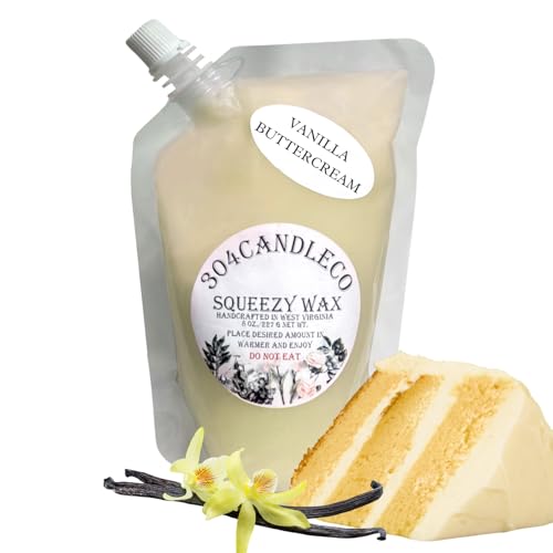 304CandleCo-3-oz-Squeezable-Wax-Melt-Candle-50-SCENTS-Vanilla-Butter-Cream-Highly-Fragrant-Hand-Crafted-Easy-Mix-Match-100-American-Made-Perfect-for-Wax-Warmers 304CandleCo 3 oz Squeezable Wax Melt Candle 50 SCENTS Vanilla Butter Cream Highly Fragrant Hand Crafted Easy Mix Match 100 American Made Perfect for Wax Warmers