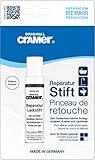 Cramer 15002DE Reparatur-Lackstift Email, Acryl, Keramik, reinweiß - Sanitärlack zum Ausbessern kleinerer Schäden an Badewannen, Duschwannen, Waschbecken und Fliesen