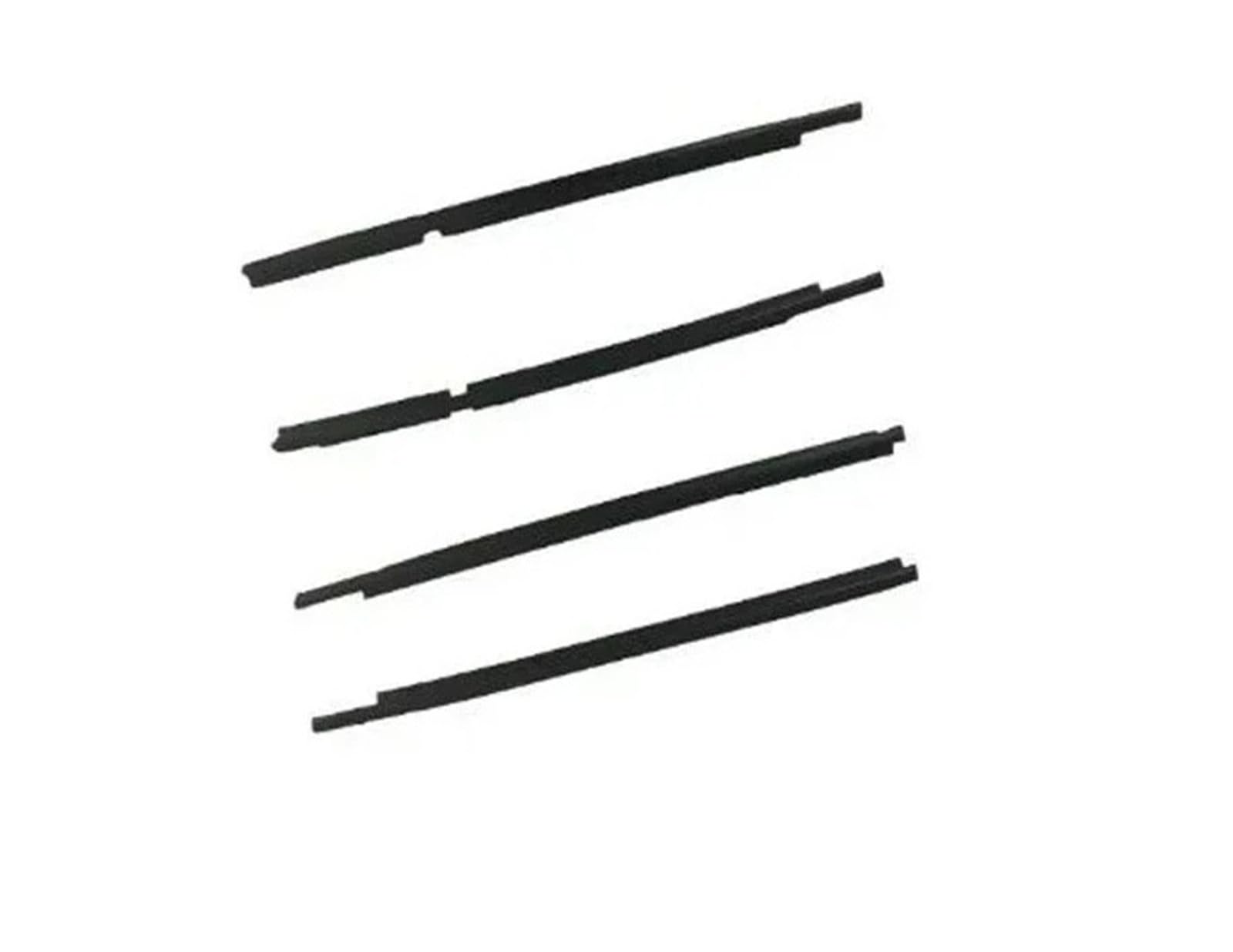 Uussup One Color Rubber Seal Weather Stripping 4 Pcs Black Outside Seal Window Glass Protector For Nissan For Xtrail T 30 2001-2004 2005 2006 For Rubber For X-Trail 80821-8H300