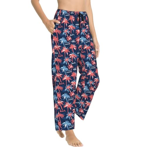 Pantalon de pyjama imprimé pour femme pour des soirées cocooning estivales
