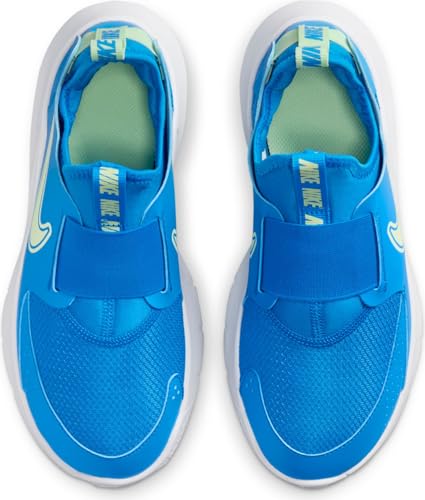 Nike Flex Runner 3 Big Kids Shoes Photo Blue/Green Size 5 Big Kid4
