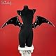 KORURACLUB Flügel Cosplay Halloween Fledermausflügel Succubus Flügel Kleidung Accessoires Fledermausflügel Teufelsflügel (Schwarz)