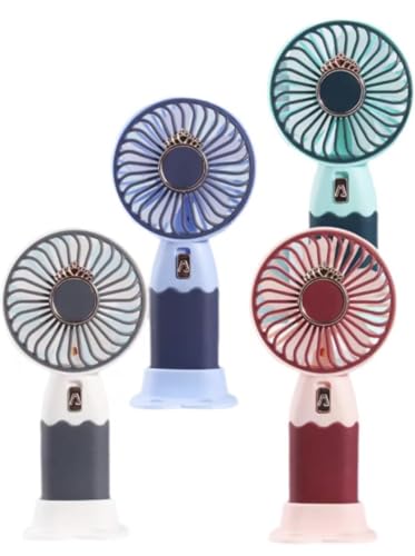 Image of Endzone (2 pack Portable Mini Fan - Rechargeable Hand Fan with Higher Speeds, 2000mAh Battery, Lightweight Design, Low Noise, and Easy Portability for Indoor and Outdoor Use. (2)