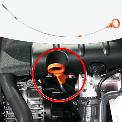 Jauge d'huile pour Audi A4 Quattro 2005-2009 pièce de rechange 06D115611B - 5