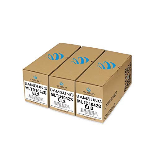 duston 3X MLTD1042S/ELS, MLT D1042S Negro Toner Compatible con ML 1660 1665 1860 1865 1865W SCX 3200 3205 3205W