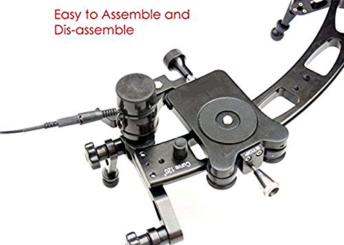 Flycity Curve-120 Motorized Curved Electronic Video Camera Slider With Remote Control System For Nikon Sony Canon Panasonic (Fc-Cur-120-Mc) #TOP2