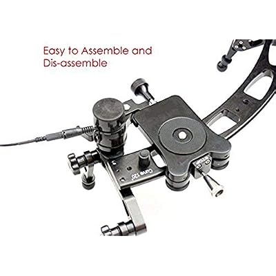 Flycity Curve-120 Motorized Curved Electronic Video Camera Slider with Remote Control System for Nikon Sony Canon Panasonic (FC-CUR-120-MC)