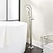 Signature Hardware 948657-LV Greyfield Floor Mounted Tub Filler Faucet - Includes Hand Shower, Less Valve