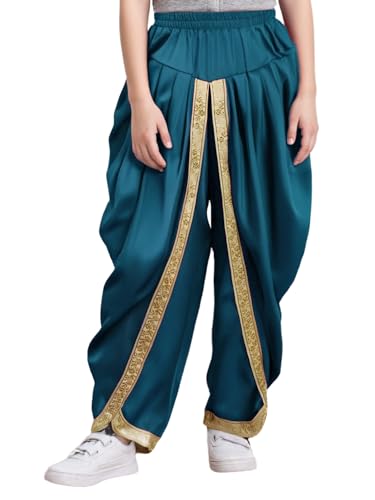 Casual Baggy for Kids Satin Dhoti Pants Trousers for Halloween Carnival Theme Party Fancy3