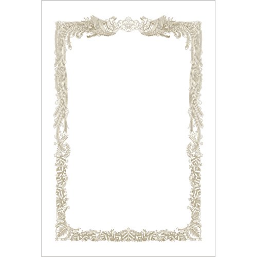 ササガワ 賞状用紙 タカ印 OA対応 横書き用 白 はがき 50枚 10-621 はがき判(縦148mm×横100mm)