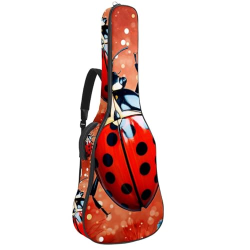 Housse de guitare légère 109 cm imperméable pour éviter la pluie et s'encombrer
