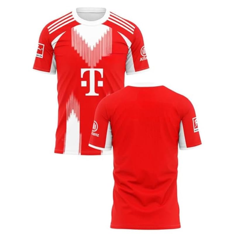 Sports fc bayrn munech red Home Jersey 2024-25 for (Men & Boys)(9-10Years,Multicolor-4)