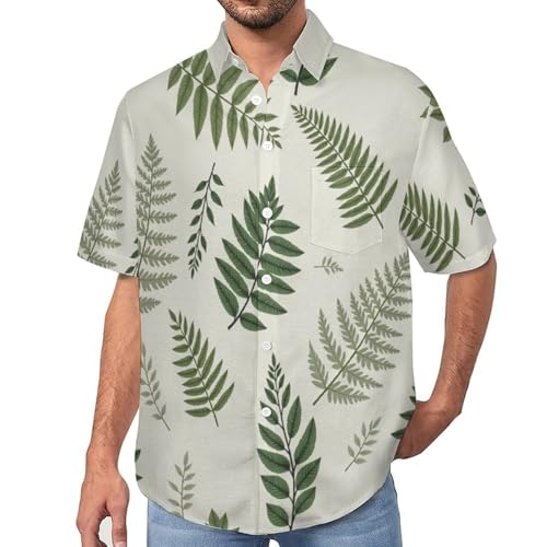 Chemise hawaïenne homme anti-transpiration manches courtes été avec poche