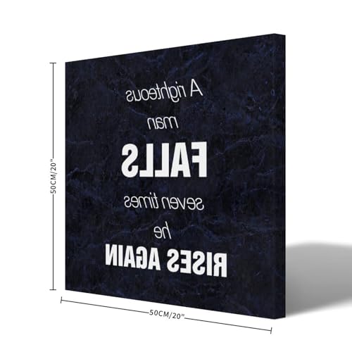 Lienzo motivacional moderno de 20x20 cm, el cuadro perfecto para decorar tu hogar 2