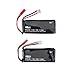 Husban, batteria Lipo di ricambio per quadricottero RC 7.4V 610 mAh 15 C. Batterie di ricambio per telecomando drone elicottero H502S H502E X 4