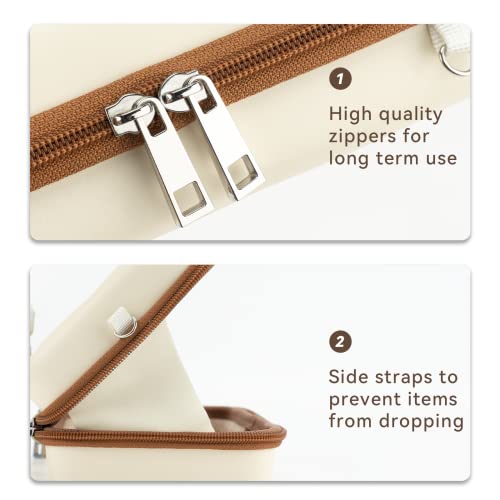 Image of GeekShare Vintage Carry Case Compatible with Switch /Switch OLED - Portable Hardshell Travel Carrying Case fit Switch Console with Acrylic Strap