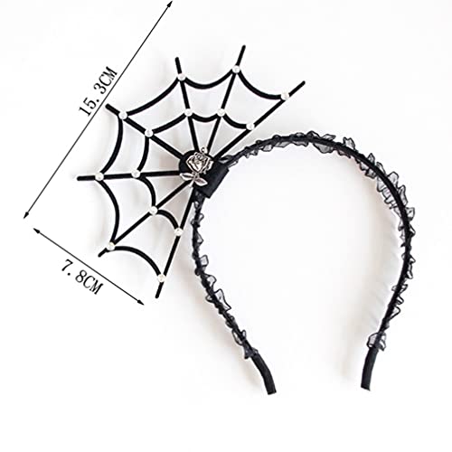 Minkissy 5Pcs Aranha Witch Hat Headband Hairband Cabeça Boppers Aros de Cabelo Do Dia Das Bruxas Dia