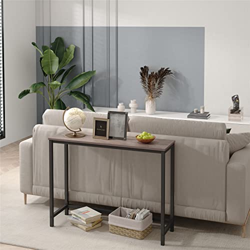 Year Color Console Table Narrow Sofa Table Entryway Table Sofa Table Narrow Long, Industrial Couch Table Hallway Table With Steel Frame For Living Room/Foyer #TOP2