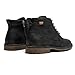 CLOWSE Men’s Casual Dress Ankle Boots with Zipper and Lace-Up, Fashion Boots for Daily Wear, Black, 12