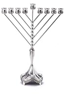 Algopix Similar Product 14 - Nine Branch Toll Silver Plated Chanukah