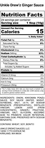 Unkle Drew'Z Ginger Sauce, Dressing And Marinade thumb #4