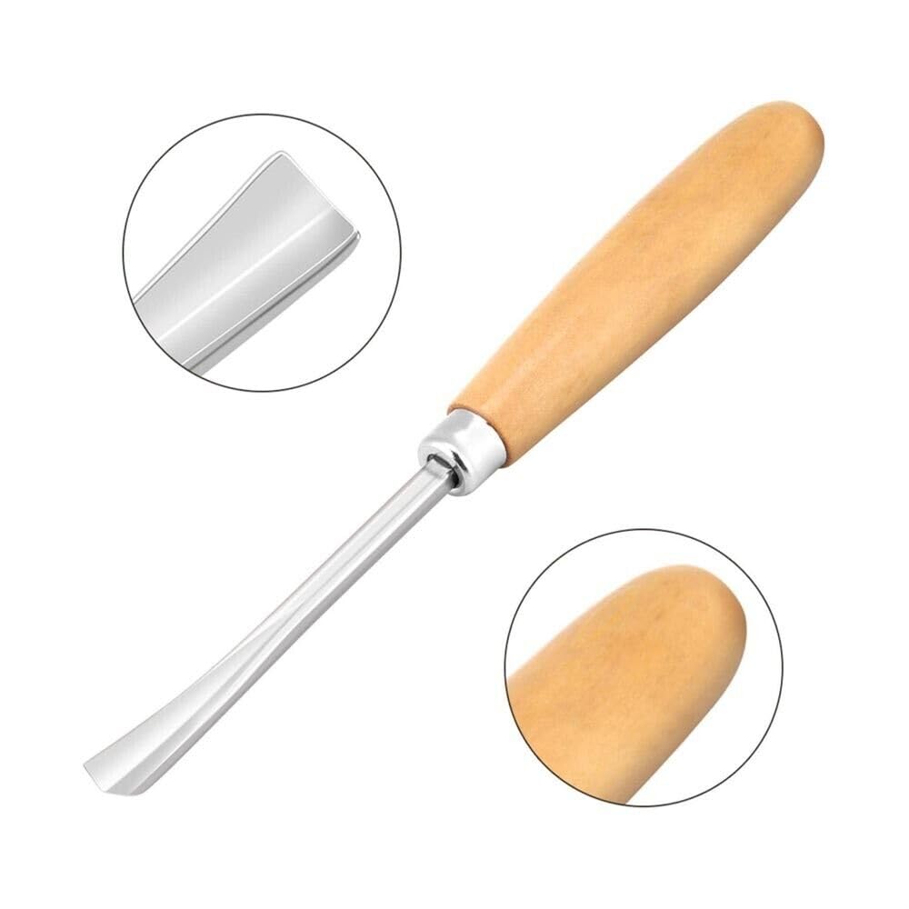 Gubias cincel para madera, juego de 13 herramientas de carpintero, hoja de acero, kit de corte de madera