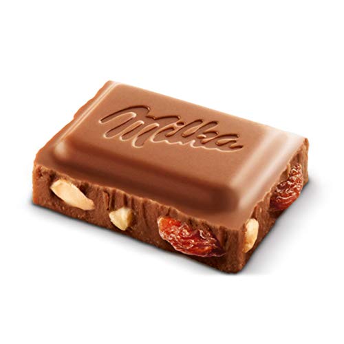 Milka Trauben-Nuss Tafel 22 x 100g, Alpenmilch Schokolade mit Trauben- und Haselnüssen, Noch schokoladiger – Bild 7